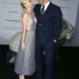 Chris Pratt y Anna Faris, muy cómplices en la premiere de 'Passengers'