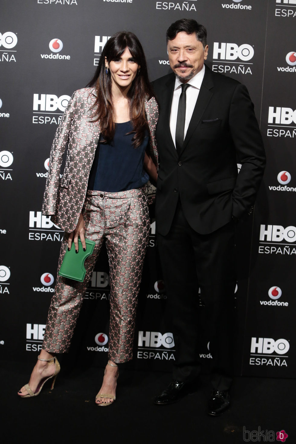 Carlos Bardem y Cecilia Gessa en la fiesta de lanzamiento de HBO en España