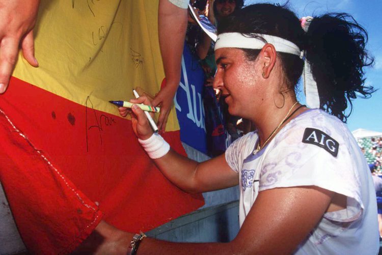 Arantxa Sánchez Vicario en el Australia Open 1996