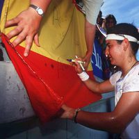 Arantxa Sánchez Vicario en el Australia Open 1996