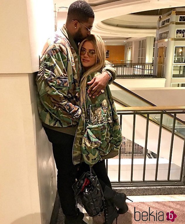 Khloe Kardashian y su novio Tristan Thompson