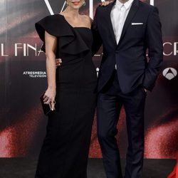 Paula Echevarría y Miguel Ángel Silvestre en la fiesta por el final de 'Velvet'