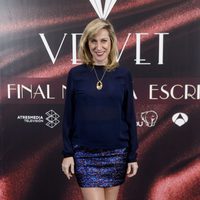 Cecilia Freire en la fiesta por el final de 'Velvet'