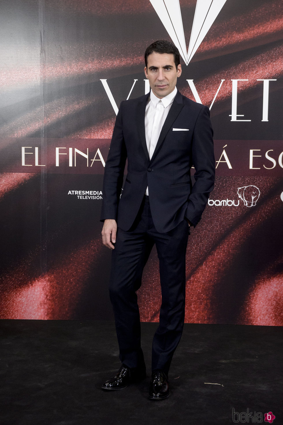 Miguel Ángel Silvestre en la fiesta por el final de 'Velvet'