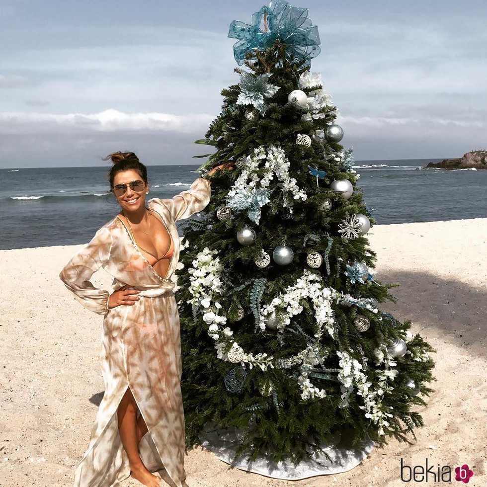 Eva Longoria celebra la Navidad en México