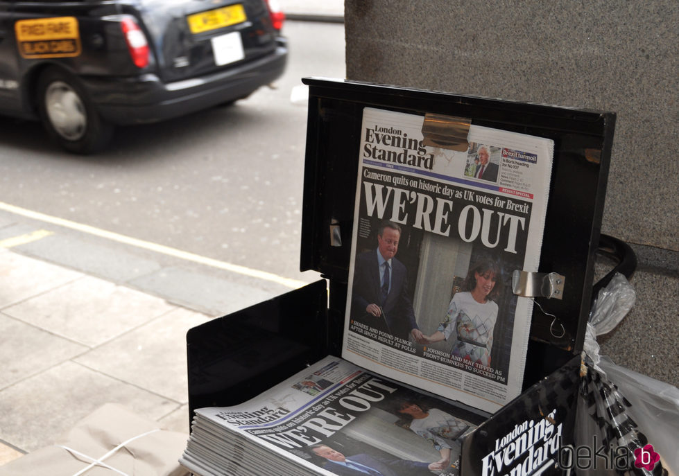 Portadas tras la resaca electoral del Brexit