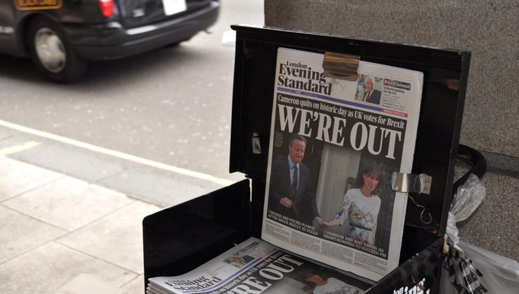 Portadas tras la resaca electoral del Brexit