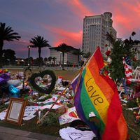 Memorial en honor a las víctimas del tiroteo de Orlando