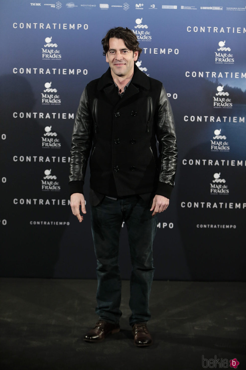 Eduardo Noriega en el estreno de la película 'Contratiempo' en Madrid