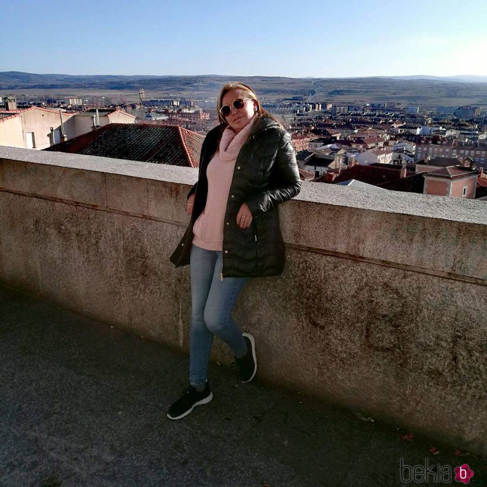 Belén Esteban haciendo turismo en Ávila la víspera del Día de Reyes 2016