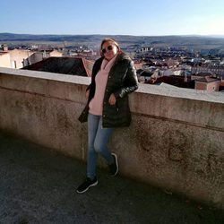 Belén Esteban haciendo turismo en Ávila la víspera del Día de Reyes 2016