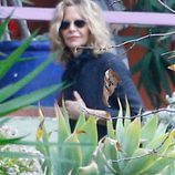 Meg Ryan en el funeral conjunto en Los Angeles de Carrie Fisher y Debbie Reynolds