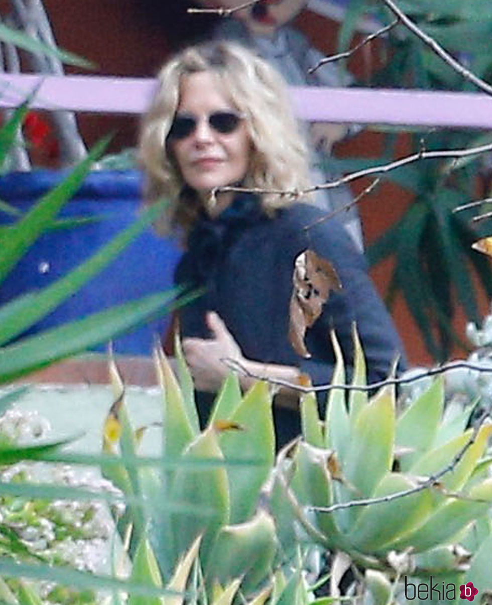 Meg Ryan en el funeral conjunto en Los Angeles de Carrie Fisher y Debbie Reynolds