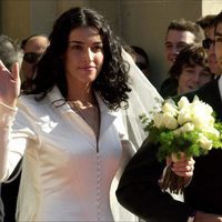 Cayetano Rivera y Blanca Romero el día de su boda