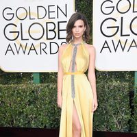 Emily Ratajkowski en la alfombra roja de los Globos de Oro 2017