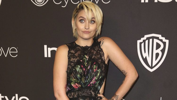 Paris Jackson en la fiesta de Warner Bros tras los Globos de Oro 2017