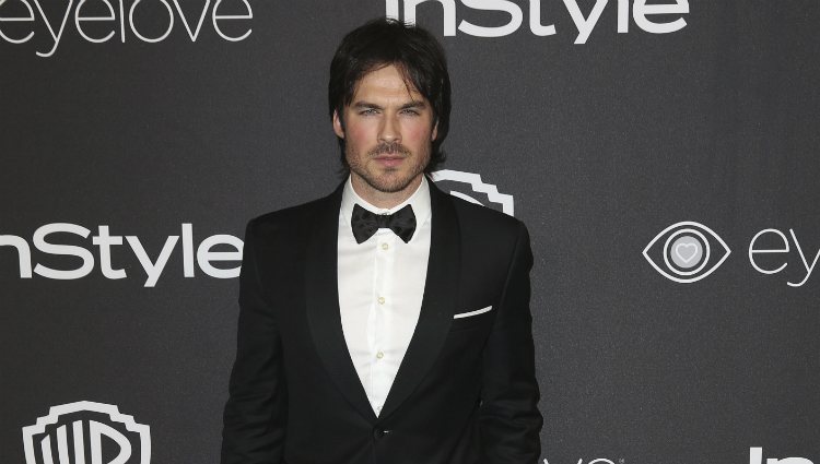 Ian Somerhalder en la fiesta de Warner Bros tras los Globos de Oro 2017