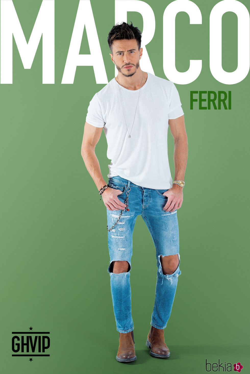 Marco Ferri en la fotografía oficial de 'Gran Hermano VIP 5'