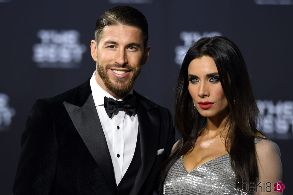 Pilar Rubio y Sergio Ramos en The Best FIFA Awards 2016