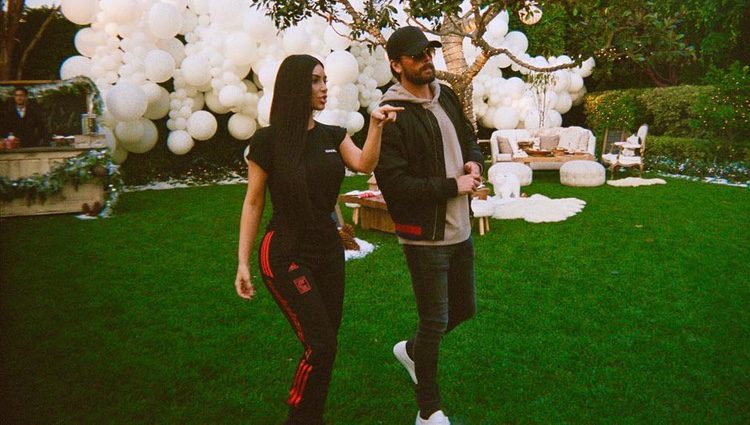 Kim Kardashian junto a Scott Disick en Dubai