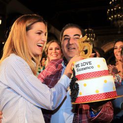 Laura Sánchez celebrando el quinto aniversario de la pasarela 'We love flamenco'