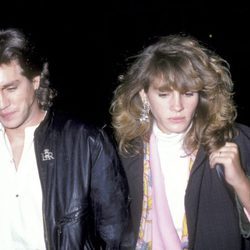 Julia Roberts y Eric Roberts en 1986