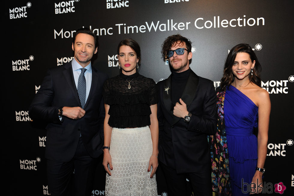 Hugh Jackman, Carlota Casiraghi, Aldo Comas y Macarena Gómez en The Montblanc SIHH