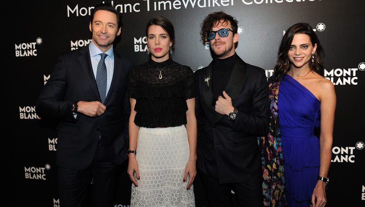 Hugh Jackman, Carlota Casiraghi, Aldo Comas y Macarena Gómez en The Montblanc SIHH