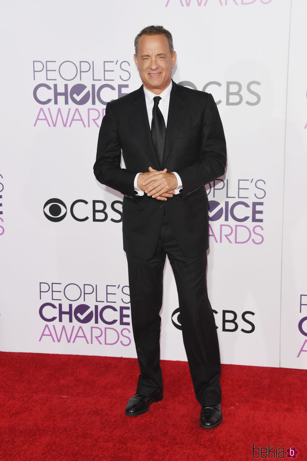 Tom Hanks en la alfombra roja de los People's Choice Awards 2017