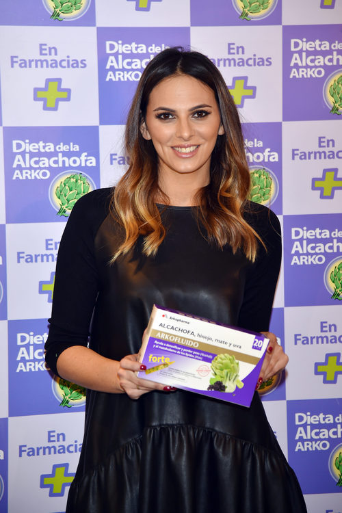 Irene Rosales es imagen de la dieta de la alcachofa en un evento