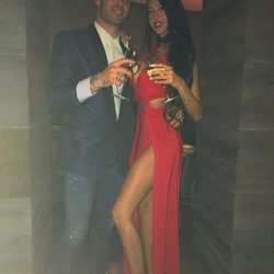 Jesé Rodríguez y Aurah Ruiz celebrando el Fin de Año