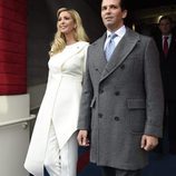 Ivanka Trump y Donald Trump Jr en la toma de posesión a la presidencia de Estados Unidos