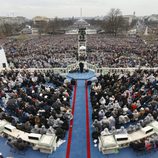 Imagen panorámica de la toma de posesión de Donald Trump como 45º presidente de Estados Unidos