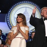 Donald Trump y su mujer en el baile inaugural de su estrenada presidencia de Estados Unidos