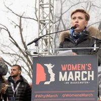 Scarlett Johansson en la Marcha de las Mujeres en Washington