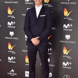 Patrick Criado en la alfombra roja de los Premios Feroz 2017