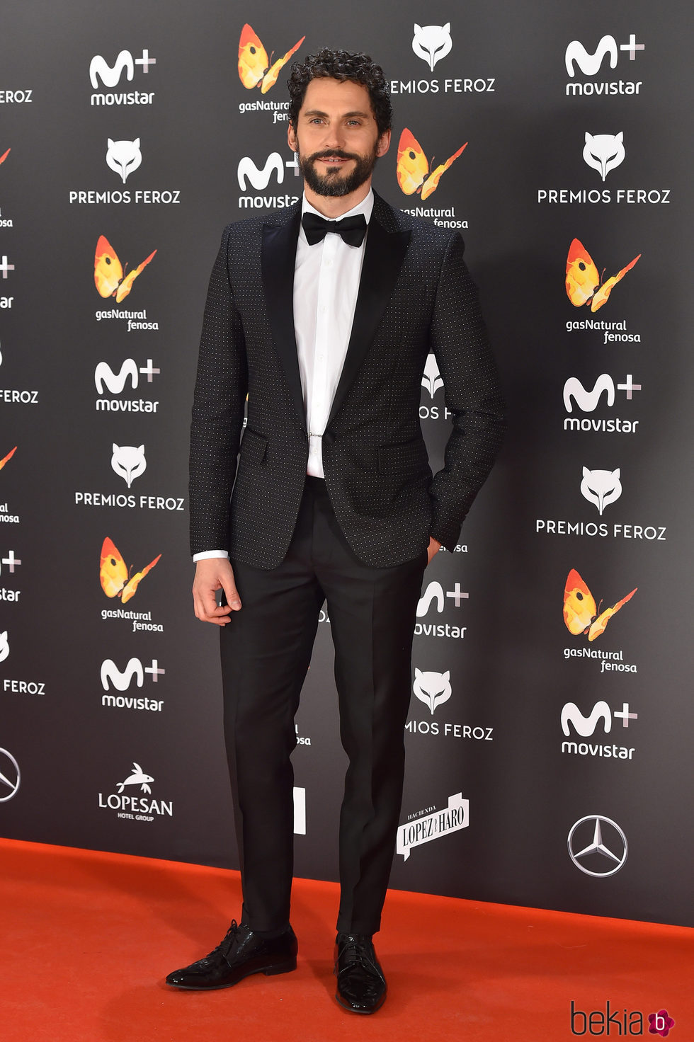 Paco León en la alfombra roja de los Premios Feroz 2017