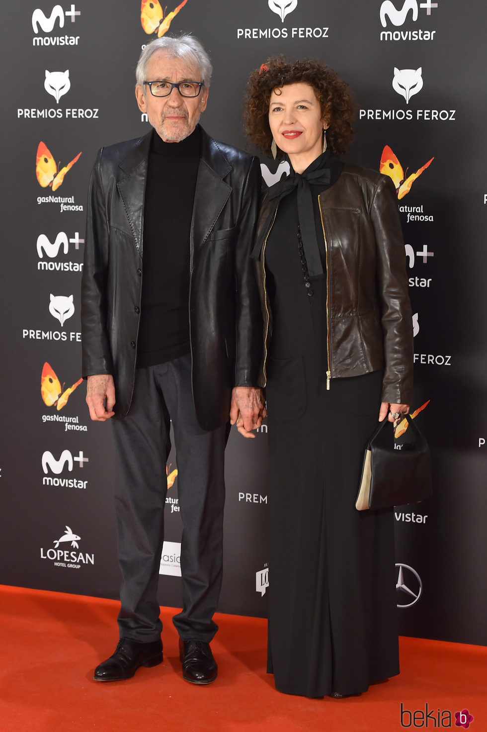 José Sacristán en la alfombra roja de los Premios Feroz 2017