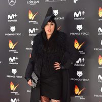 Rossy de Palma en la alfombra roja de los Premios Feroz 2017