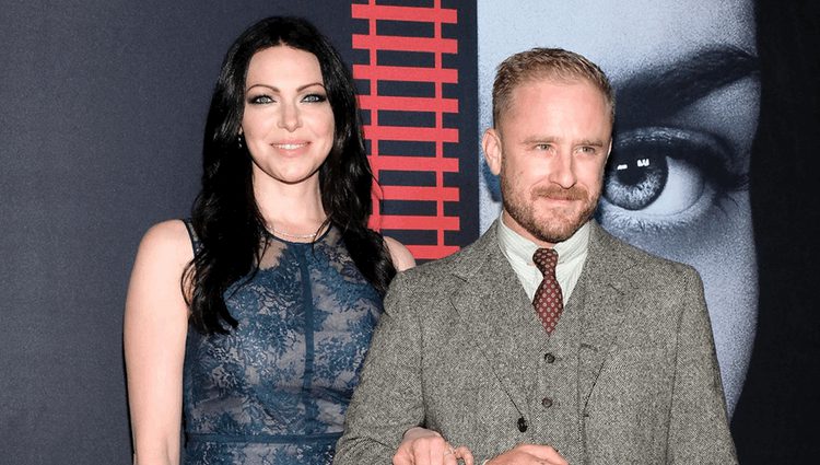 Laura Prepon y Ben Foster en la premier de 'La Chica del Tren'