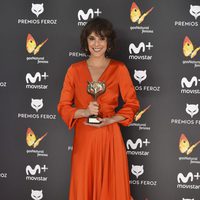 Belén Cuesta con su premio 'Feroz'