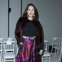 Adriana Abascal en el desfile de Giambattista Valli primavera/verano 2017 en la Semana de la Alta Costura de París