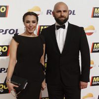 Gisela y su novio en la Gala Mundo Deportivo 2017