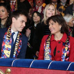 Louis Ducruet y Estefanía de Mónaco, muy cómplices en el Festival de Circo de Monte-Carlo 2017