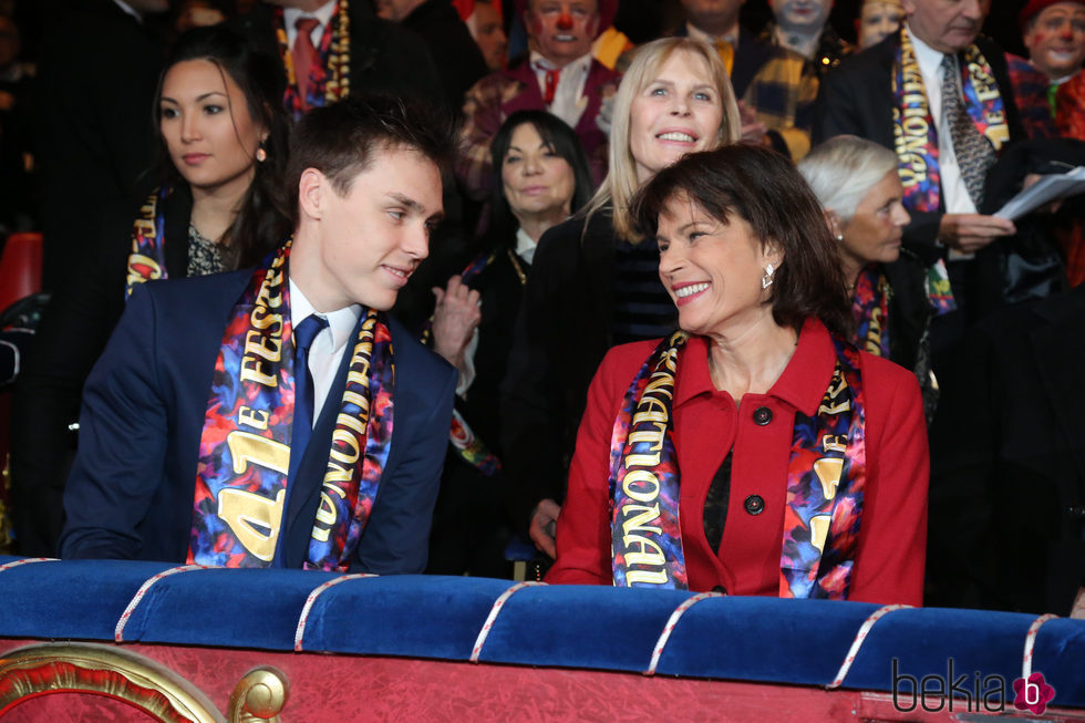 Louis Ducruet y Estefanía de Mónaco, muy cómplices en el Festival de Circo de Monte-Carlo 2017