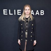 Chiara Ferragni en el front row del desfile de Elie Saab en la Semana de la Alta Costura de París