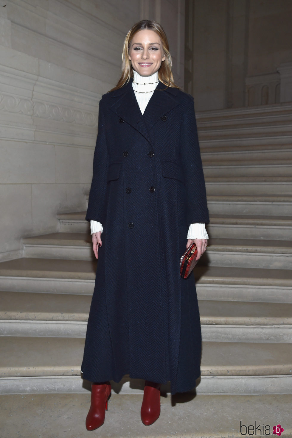 Olivia Palermo en el front row de Valentino en la Semana de la Alta Costura de París