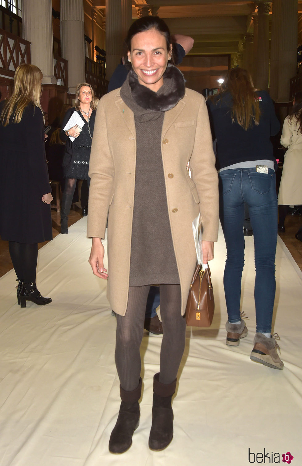 Inés Sastre en el front row de Bonpoint en la Semana de la Alta Costura de París