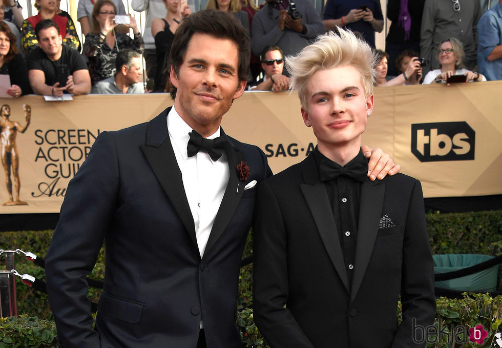 James Marsden y su hijo Jack en los SAG Awards 2017