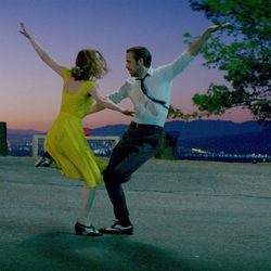 Emma Stone y Ryan Gosling actuando en 'La La Land'